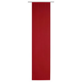 Schiebegardine Seidenglanz rot dunkel ca. 58x245 cm