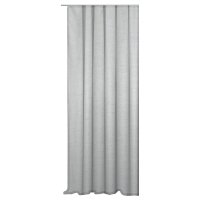 Vorhang grau silber Kräuselband 140x245 cm...
