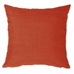 Kissenbezug 60x60 cm terracotta Struktur Leinenoptik Kissenhülle für Dekokissen