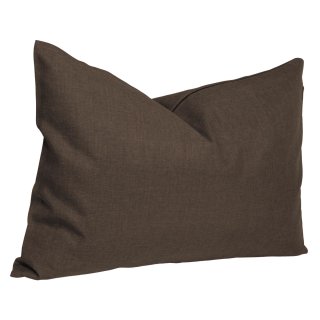Kissenbezug 30x50 cm braun Struktur Leinenoptik Kissenhülle für Dekokissen