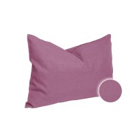 Kissenbezug 30x50 cm lila hell Struktur Leinenoptik Kissenhülle für Dekokissen