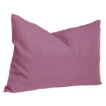 Kissenbezug 30x50 cm lila hell Struktur Leinenoptik Kissenhülle für Dekokissen