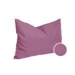 Kissenbezug 30x50 cm lila hell Struktur Leinenoptik Kissenhülle für Dekokissen