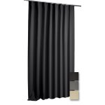 Verdunklungsvorhang Kräuselband 135x175 cm Gardine blickdicht Vorhang