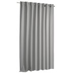 Verdunklungsvorhang grau Ösen 135x175 cm Vorhang blickdicht Gardine