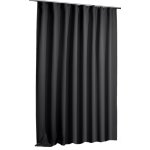 Verdunkelungsvorhang 270x245 cm schwarz Blackout Kräuselband Vorhang