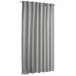 Verdunkelungsvorhang Blackout grau Ösen 135 x 245