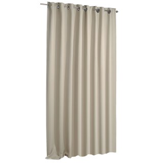 Verdunkelungsvorhang Blackout beige Ösen 135 x 245
