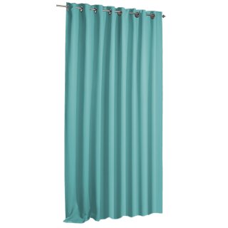 Verdunkelungsvorhang Blackout türkis Ösen 135 x 245