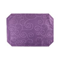 Tischset lila 35x50 cm Struktur damast Ornamente Platzset...