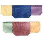 Tischset grau 35x50 cm Struktur damast Ornamente Platzset bügelfrei Deckchen