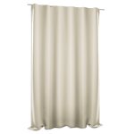 Verdunklungsvorhang ecru 295x245 cm Kräuselband extra breit Vorhang Gardine