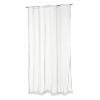 Voile Vorhang weiß Kräuselband Gardine transparent ca. 140x245 cm Sheer