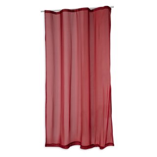 Voile Vorhang burgund Kräuselband Gardine transparent ca. 140x245 cm Sheer