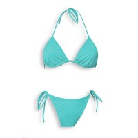 Triangel Bikini T&uuml;rkis Slip mit BH Brasilien Style...