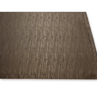 Tischdecke Matrix Streifen Tafeltuch Tischwäsche 140 cm Ø rund braun