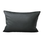 Kissenhülle Wildseide Optik uni 40x60 cm anthrazit