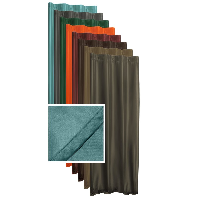 Thermogardine Alaska Blickdicht Vorhang Polar Fleece Ubergardine