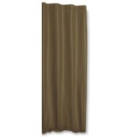 Thermovorhang Kräuselband taupe hell 140x245 cm...