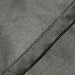 Thermovorhang Kräuselband anthrazit 245x245 cm blickdicht breit Polar Fleece Vorhang Alaska