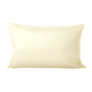 Kissenhülle Wildseide Optik uni 50x70 cm creme natur