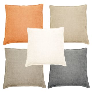 Kissenhülle Chenille Feincord ca. 40x40 cm Deko Kissen Kissenbezug Zierkissen Hülle