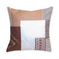 Kissenhülle 60x60 cm Patchwork Druck Unikat...