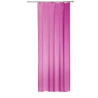 Vorhang pink 140x245 cm transparent Kr&auml;uselband Gardine Organza Dekoschal