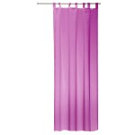 Vorhang pink 140x245 cm transparent Schlaufen Gardine Organza Dekoschal