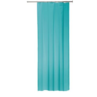 Vorhang türkis 140x245 cm transparent Kräuselband Gardine Organza Dekoschal
