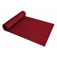 Tischläufer 33x160 cm bordeaux Leinenoptik...