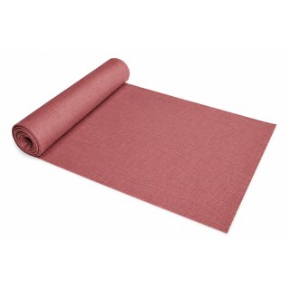 Tischläufer 40x140 cm altrosa Leinenoptik beschichtet Lotuseffekt Tischband Mitteldecke