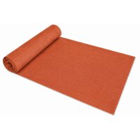 Tischläufer 40x140 cm terracotta Leinenoptik...
