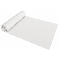 Tischläufer 40x140 cm weiß Leinenoptik...