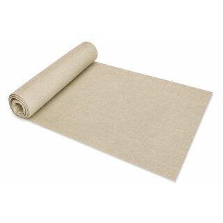 Tischläufer 40x100 cm ecru Leinenoptik beschichtet Lotuseffekt Tischband Mitteldecke