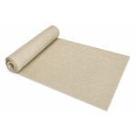 Tischläufer 40x140 cm ecru Leinenoptik beschichtet Lotuseffekt Tischband Mitteldecke