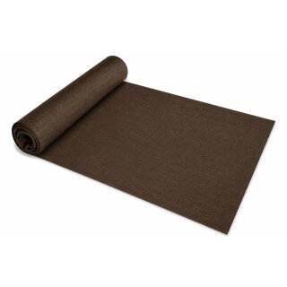Tischläufer 33x160 cm braun Leinenoptik beschichtet Lotuseffekt Tischband Mitteldecke