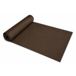 Tischläufer 33x160 cm braun Leinenoptik beschichtet Lotuseffekt Tischband Mitteldecke