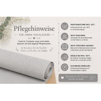 Tischläufer 40x140 cm silber Leinenoptik beschichtet Lotuseffekt Tischband Mitteldecke