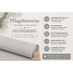 Tischläufer 40x140 cm silber Leinenoptik beschichtet Lotuseffekt Tischband Mitteldecke