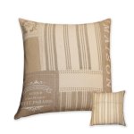 Kissenhülle Vintage Landhaus Kissenbezug Deko Kissen ca. 40x40 cm #1433 sand natur
