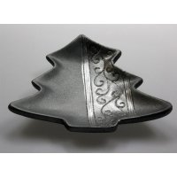 Weihnachten Schale Tannenbaum Kerzenteller Kerzentopf Ton...