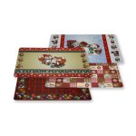 Platzset Advent Weihnachten Platzdeckchen ca. 42x27 cm Tischset 4 Ausführungen