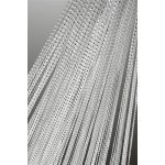 Fadenvorhang weiß mit Lurex veredelt Stangendurchzug 300x250 cm