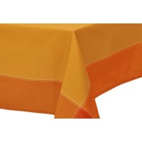 Tischdecke Meda Leinenoptik 110x140 cm Trendfarben #1506 orange/gelb