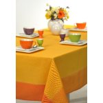 Tischdecke Meda Leinenoptik 110x140 cm Trendfarben #1506 orange/gelb