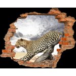 Wandbild Panther Sticker 3D wild Life Foto Tapete Wandtattoo ca. 125x100 cm #1508
