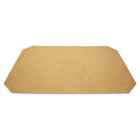 Tischset sand beige 35x50 cm Leinenoptik Stoff Platzset beschichtet