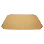 Tischset sand beige 35x50 cm Leinenoptik Stoff Platzset beschichtet