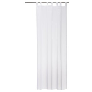 Schlaufenschal weiß Voile Gardine transparent Emotion Schlaufe klassisch BxH ca. 140x245 cm #1513